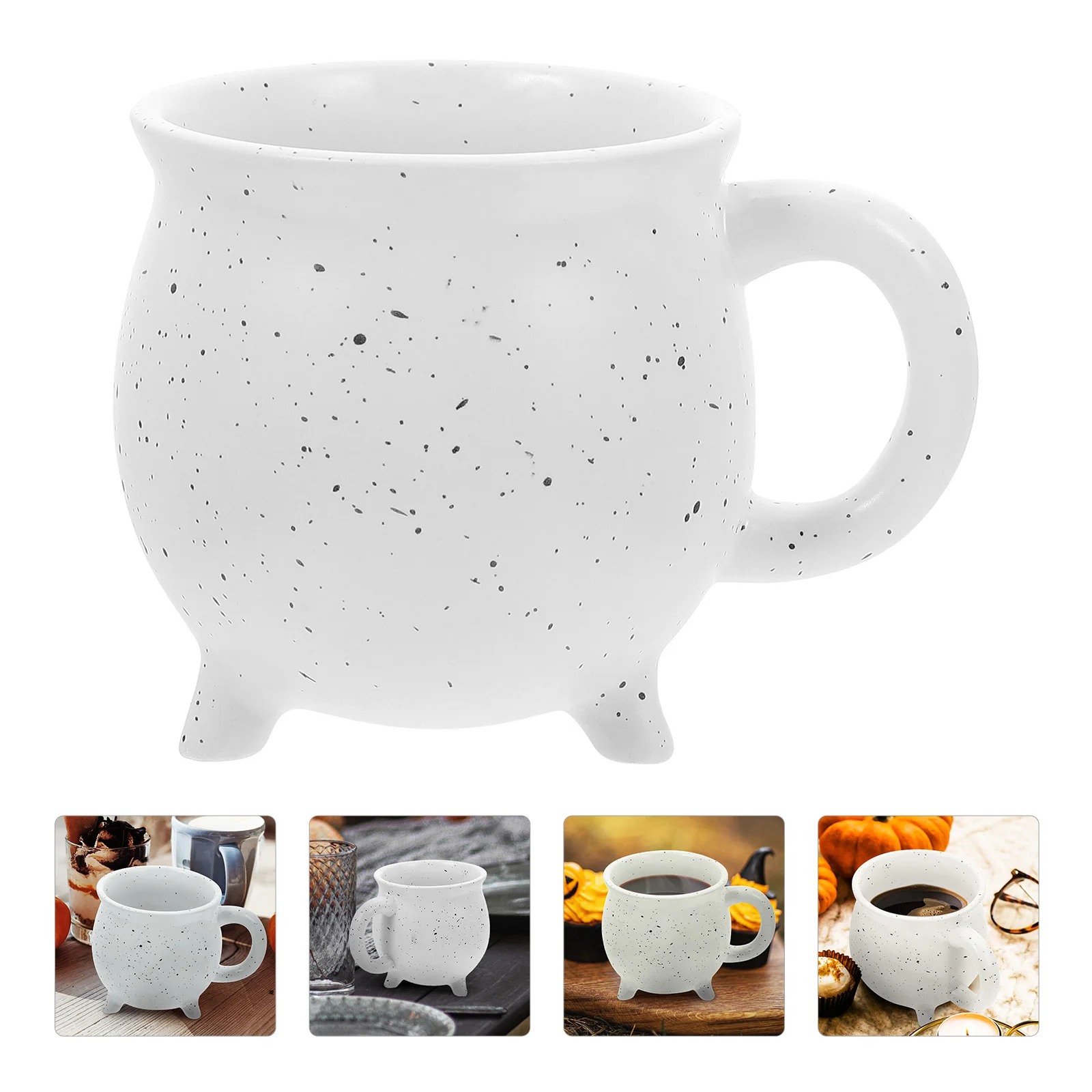 

Tripod Boiler Cup Festival Gift Drinking Mug Porcelain Milk Ceramic Ceramics Decorative Water Storage