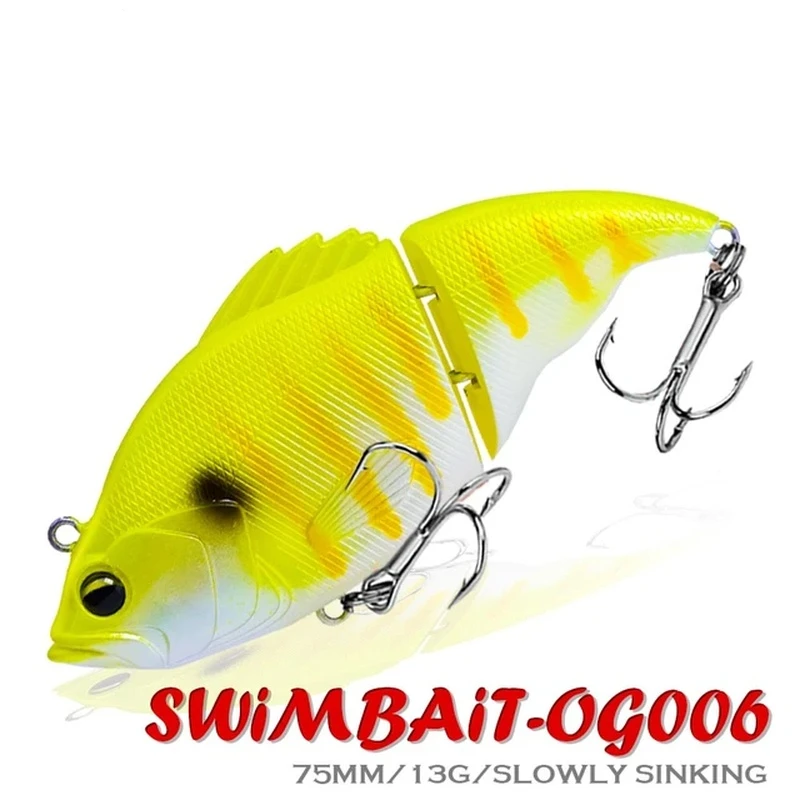 Vibration Fishing Lure 75mm 13g Wobblers Lipless Swimbait Peche Accessoire Slowly Sinking Isca Artificial Leurre Brochet Tackle