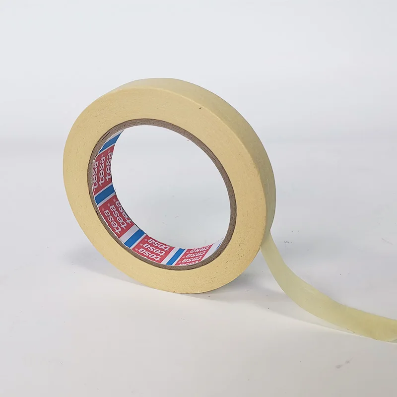 Tesa 4349 Tape Lightly creped paper masking tape for many types of indoor applications