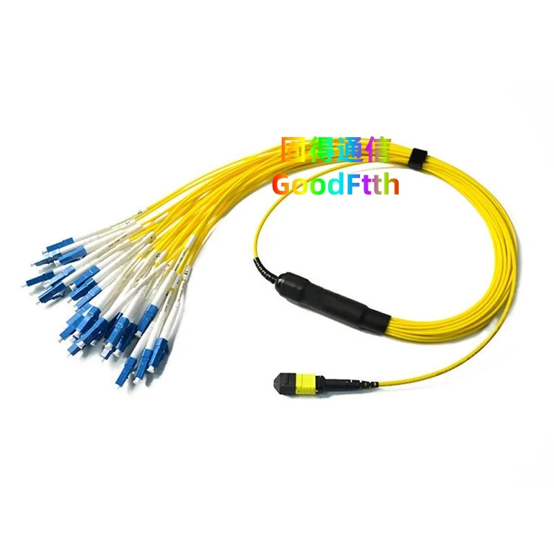 Harness Cable Elite MPO(F)-24LC SM 24 Core 1m 2m 3m 5m 6m 8m 10m 15m 20m 25m Premium Low Loss Patch Cord GoodFtth