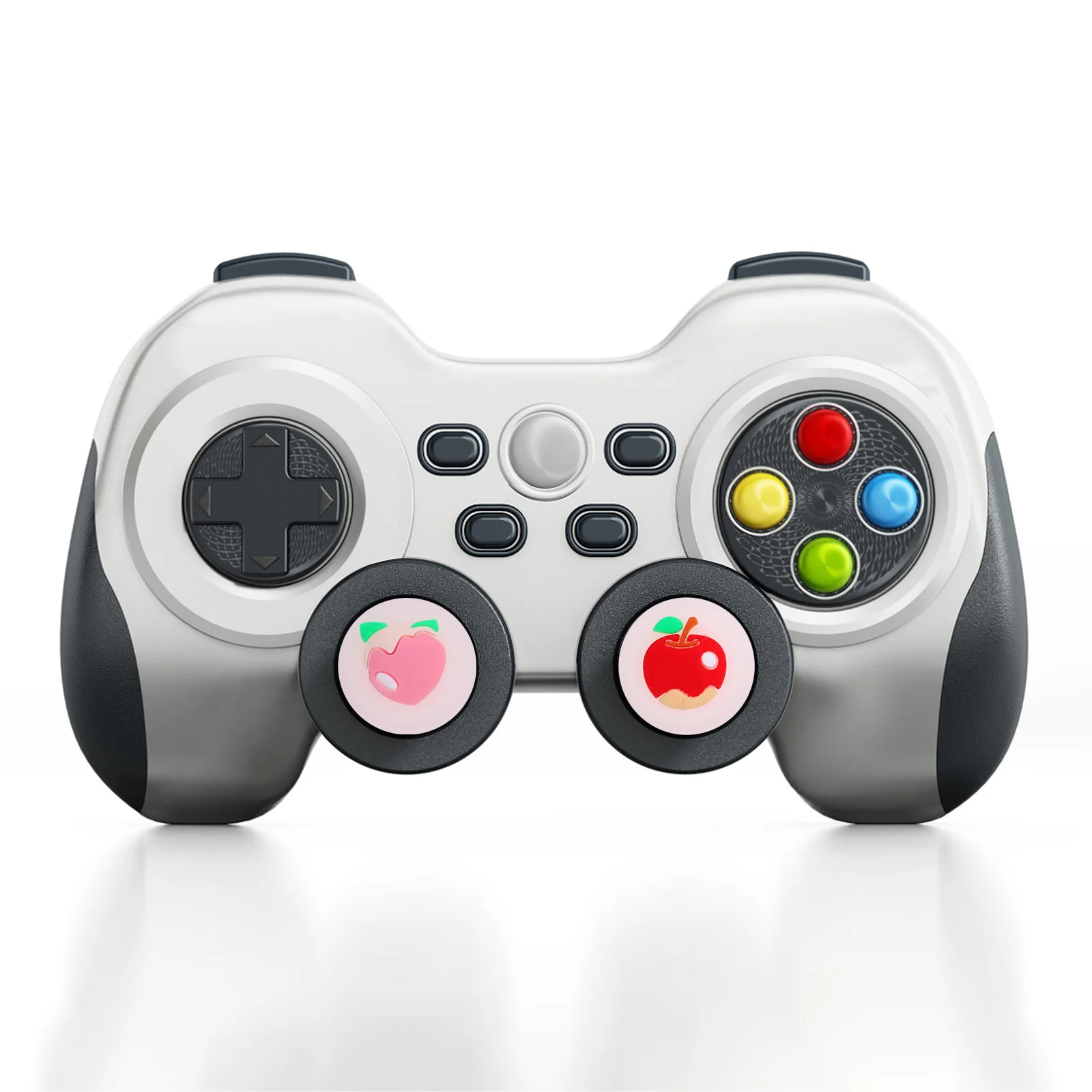 

4Pcs Silicone Grip Joystick Caps Fruit Pattern Non-Slip Thumb Stick Covers Protective Button for Gaming Console Controller