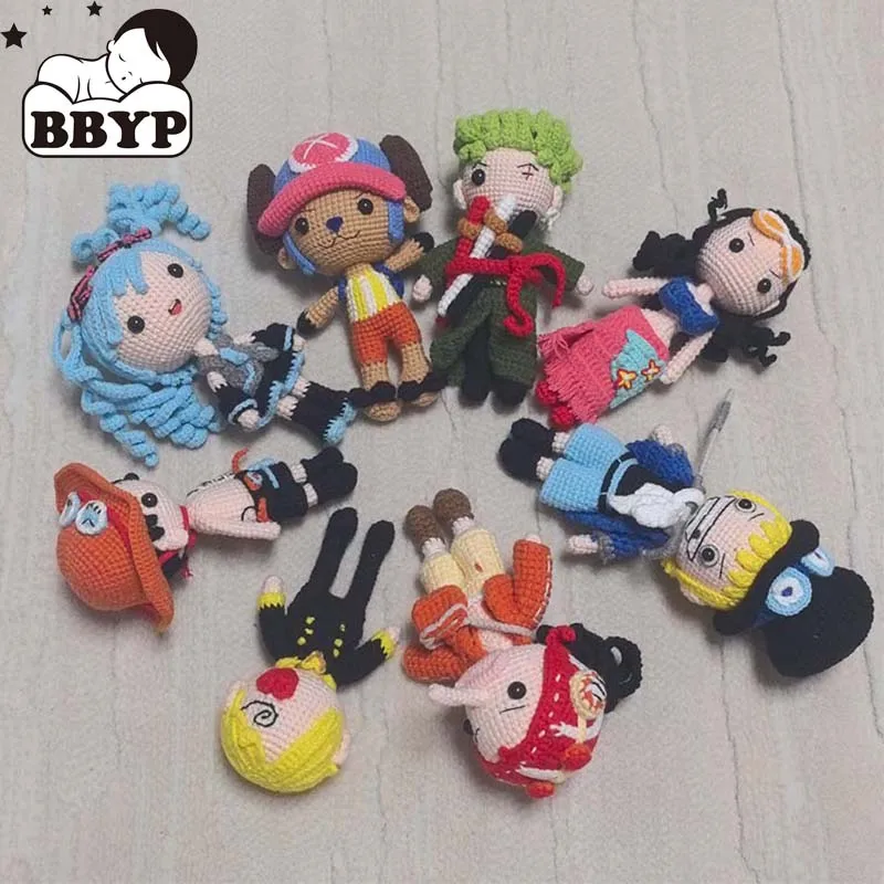 

Вязание крючком брелок с персонажами аниме идеальный подарок кукла брелок кулон Kawaii фигурка украшение подарок на день рождения