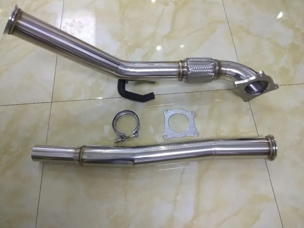for TT 8J 2.0T TFSI BWA 2007 Catless Decat Downpipe Racing Exhaust Performance Upgrade