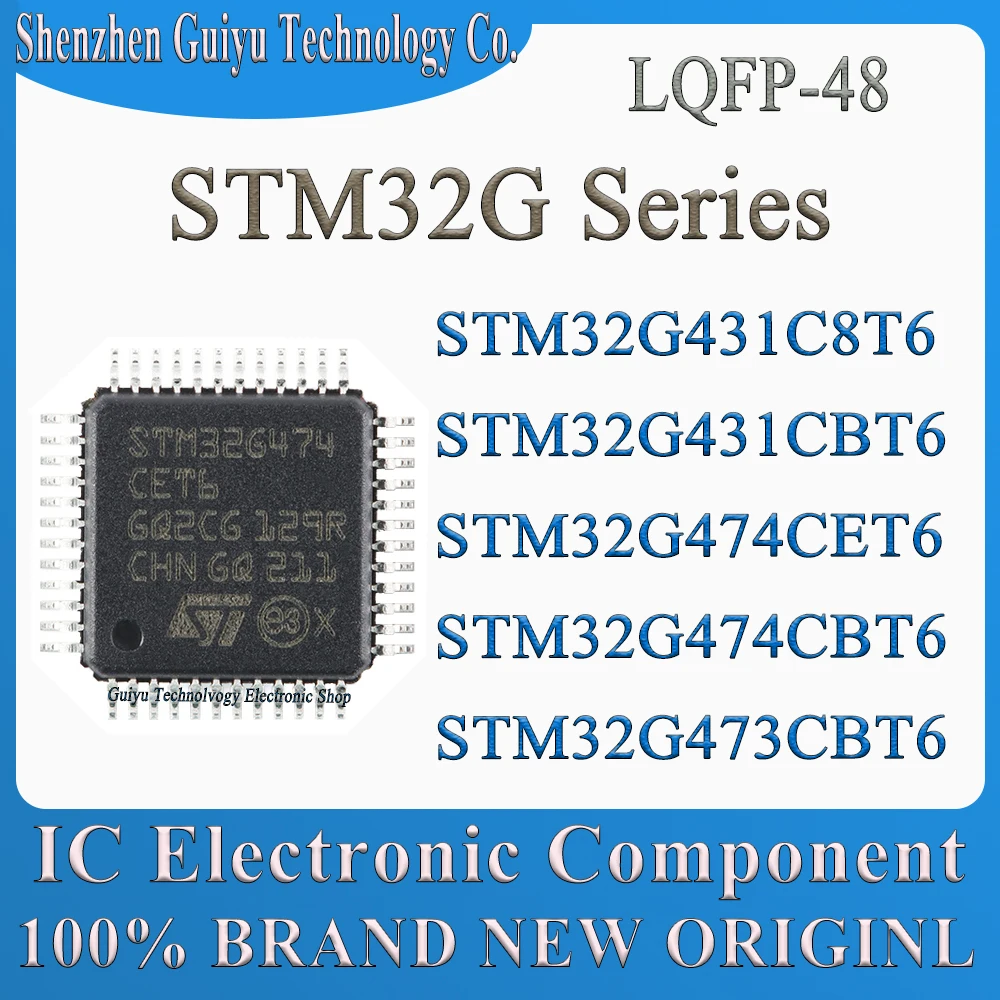 STM32G431C8T6 STM32G431CBT6 STM32G473CBT6 STM32G474CBT6 STM32G474CET6 STM32G431 STM32G473 STM32G474 STM32G LQFP-48 IC MCU Chip