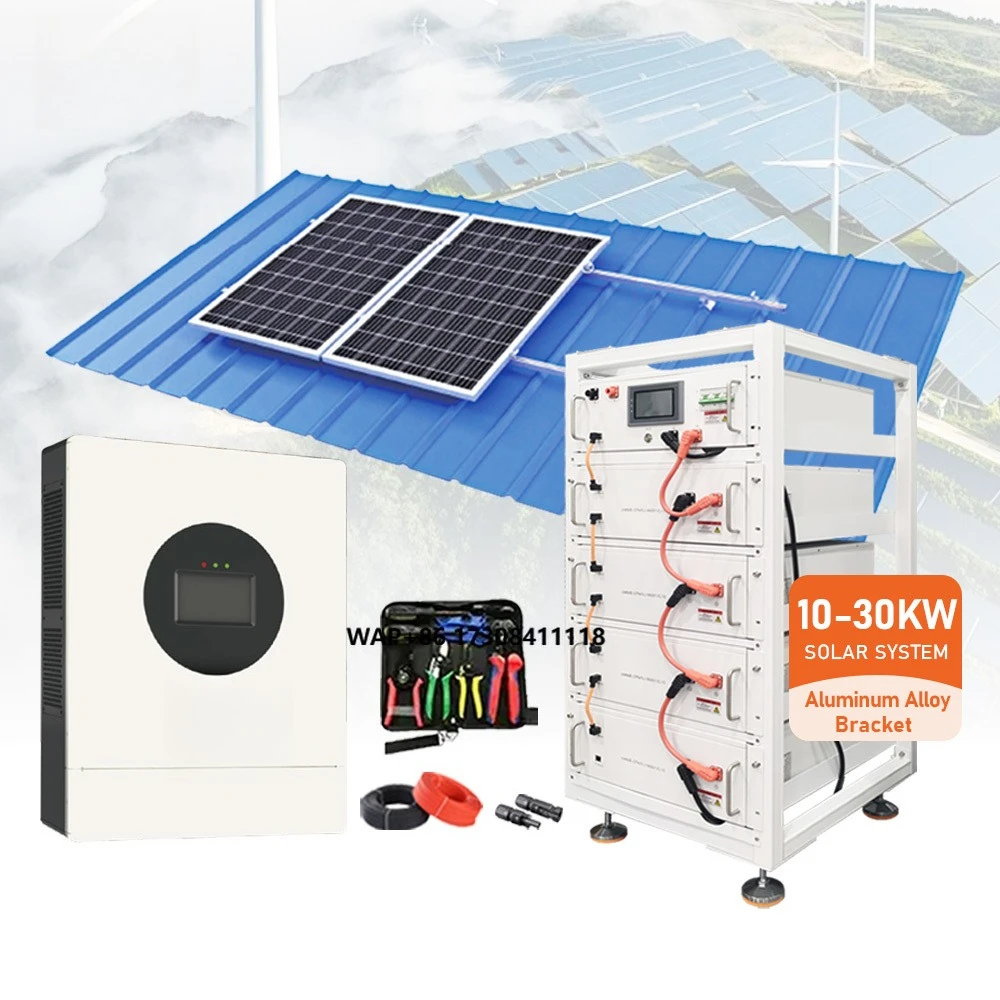 Complete Hybrid Solar System 15Kw 25Kw 30Kw for the Whole House