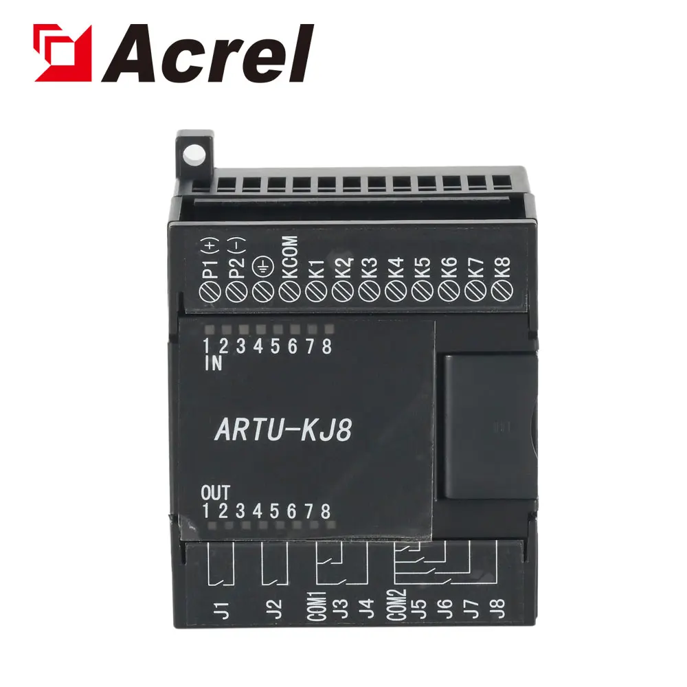 Acrel ARTU-KJ8 RS485 Modbus-RTU Remote Terminal Unit for Remote Signal & Control Combination