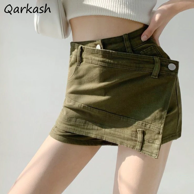 

Denim Shorts Women Design Harajuku Slim High Waist Korean Style Ladies Simple Streetwear Casual All-match Summer Trousers Chic