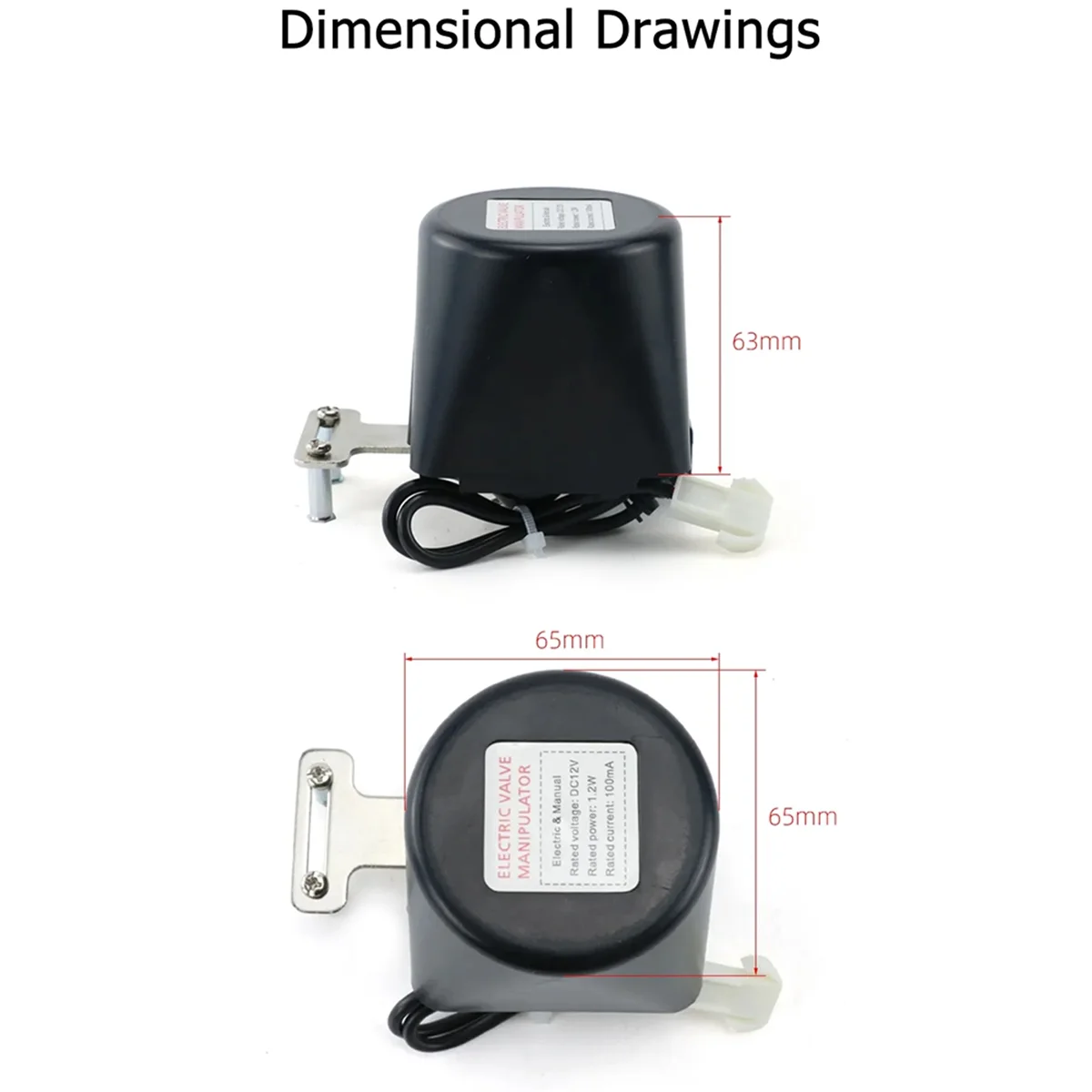 ABGIEالكهربائية التلقائي خط أنابيب الغاز مناور صمام DN15 DN20 DN25 لإنذار المياه الغاز 12 فولت اغلاق قطع الكرة صمام (أ)
