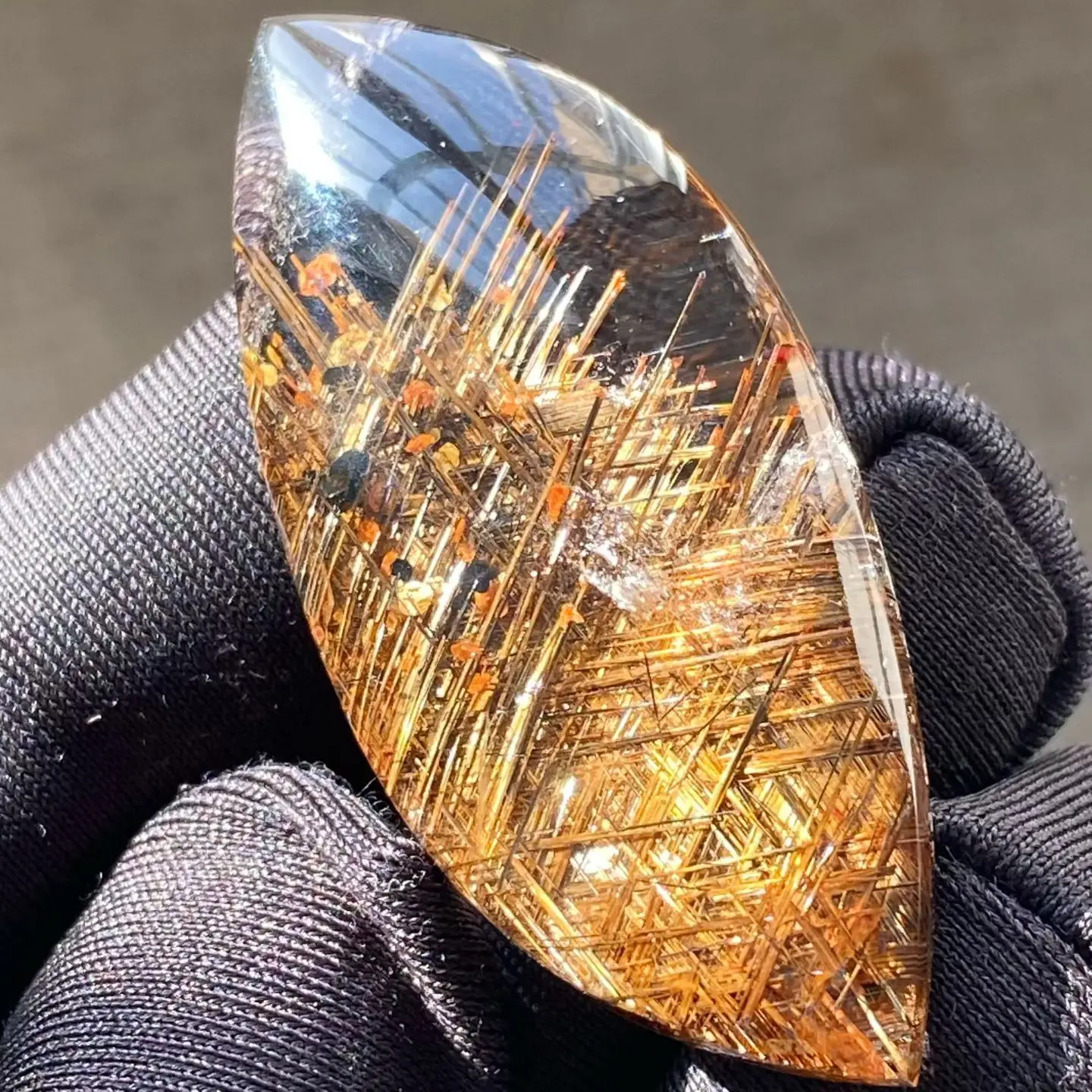 

Натуральная медь, рутилированный кварц, кулон, цветок, рутилированный кварц, 43*19*9 мм, для мужчин и женщин, Бразилия AAAAAAA