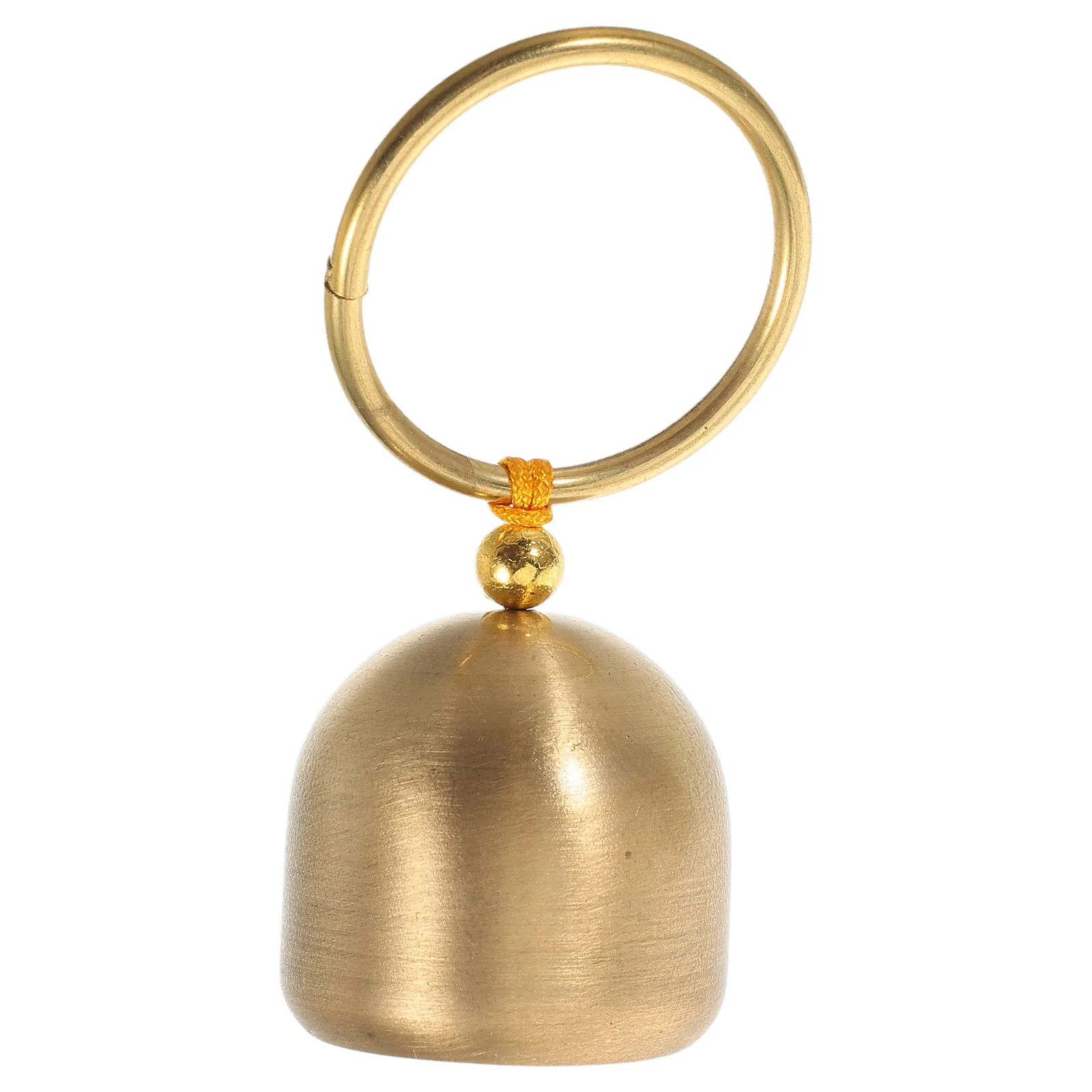 Outdoor Brass Bell Vintage Design Hiking Camping Backpack Keychain Charm Small Dangle Bell Wind Chime Hanging Decoration