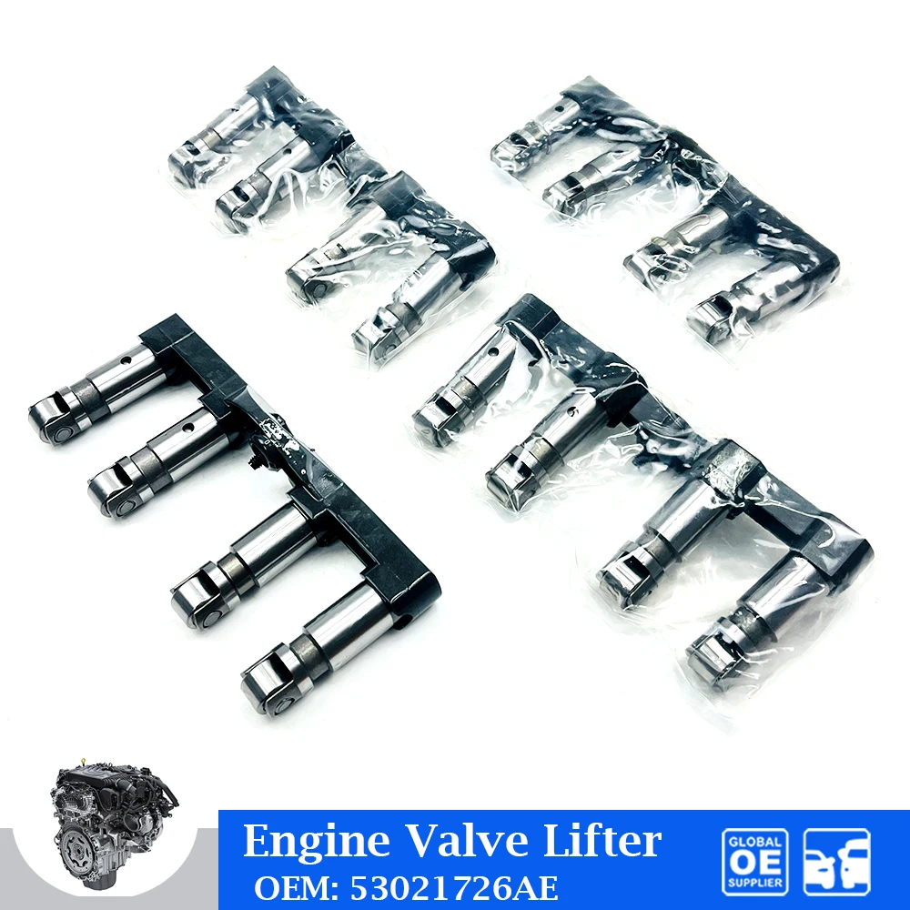 16 Pcs MDS Engine Valve Lifter For Chrysler Dodge Jeep Ram HEMI 5.7L 6.4L Car Accessories OE 53021726AE 53021720AB 53021572AC