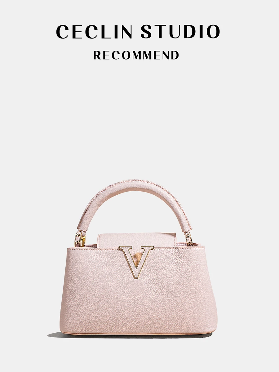 

Сумка-кроссбоди из натуральной кожи Togo, роскошная женская сумка Ele Aosphere с мягким магнитным замком