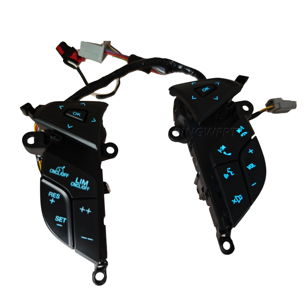 Auto Multifunction Steering Wheel Control Switch For Ford Mondeo Fusion 2013 2014 2015 2016 2017 2018 Cruise Volume Phone Button