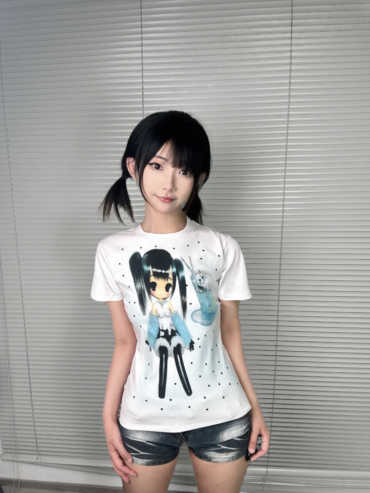 미적 의류 그래픽 T 셔츠 여성용 그런지 의류 베이비 티셔츠 Y2k 탑 여성용 티셔츠 Kpop 90s 빈티지 의류 고딕