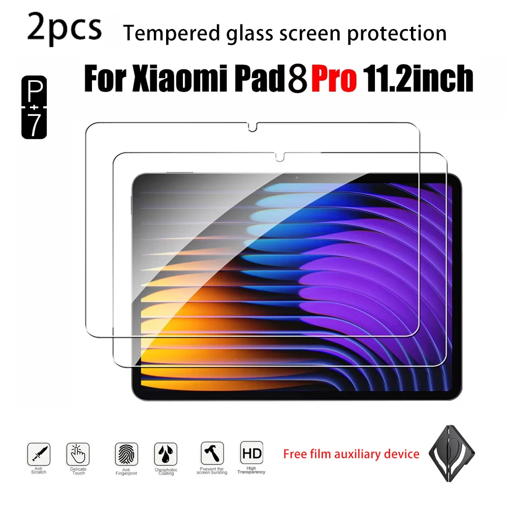 2pcs HD Tempered Glass Screen Protector For Xiaomi Pad 8pro/8 112.inch 7spro 12.5/7pro/7 6spro12.4/6pro/6 5pro 12.4/5pro 11/5