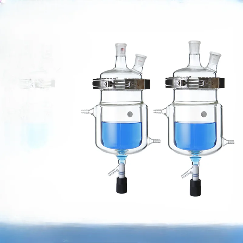 Double jacketed reactor with discharge valve Open jacketed reactor Three ports and four ports with discharge valve