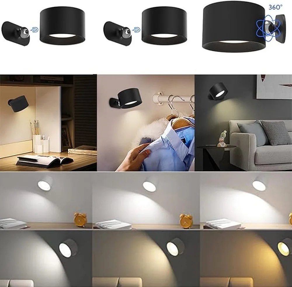 Modern Wall Lamp Lights Of Sweden With Rechargeable EcoFriendly Glowright Lights Features USB-C