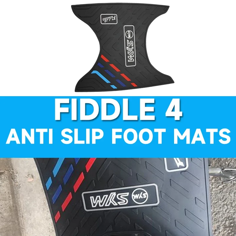لراحة القدم للدراجة النارية SYM FIDDLE 4، سجادة مطاطية للقدم #2