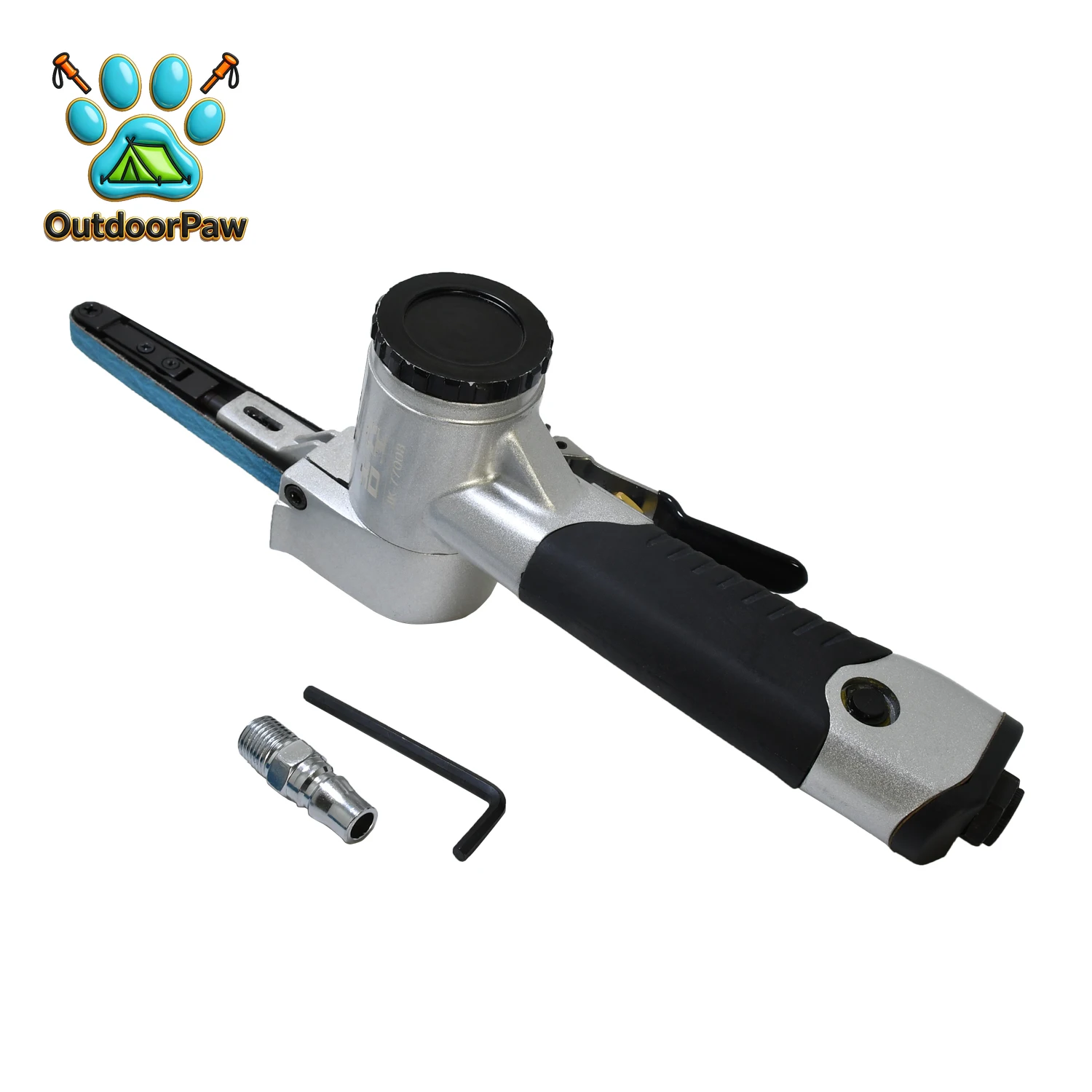 10X 330 mm 16000 rpm Handheld Industrial Pneumatic Micro Variable Speed Air Belt Sander for Deburring Collision Repair