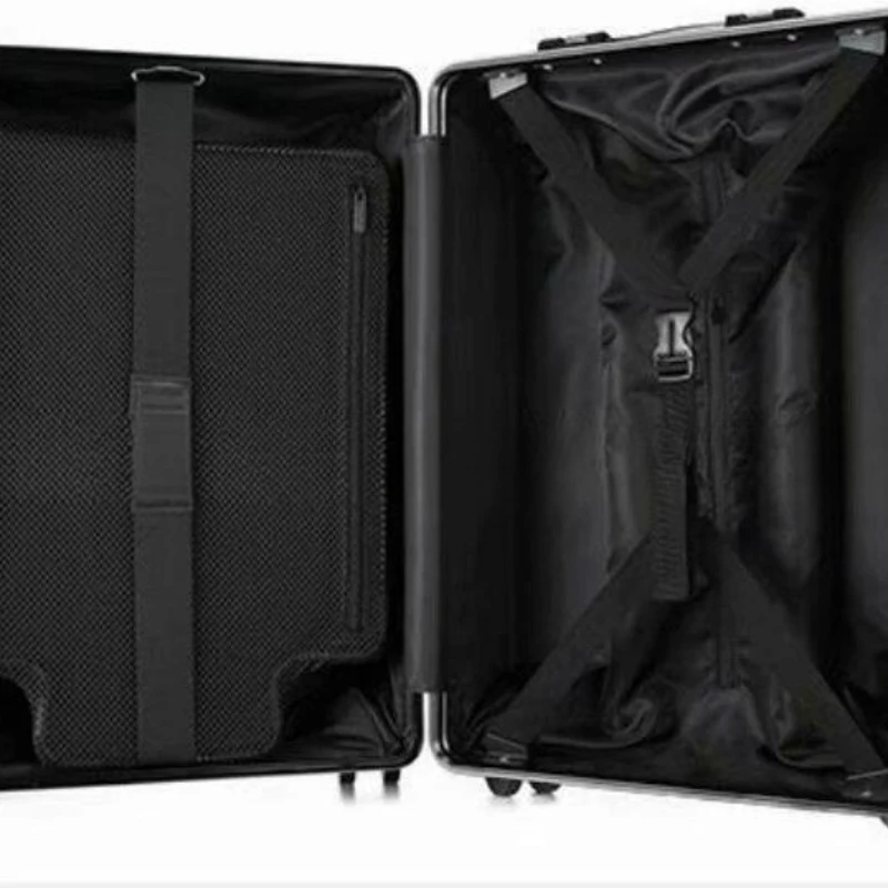 カーボンファイバー製、耐衝撃・耐摩耗性、パスワードロック付き、出張・搭乗用ユニバーサルホイールスーツケース