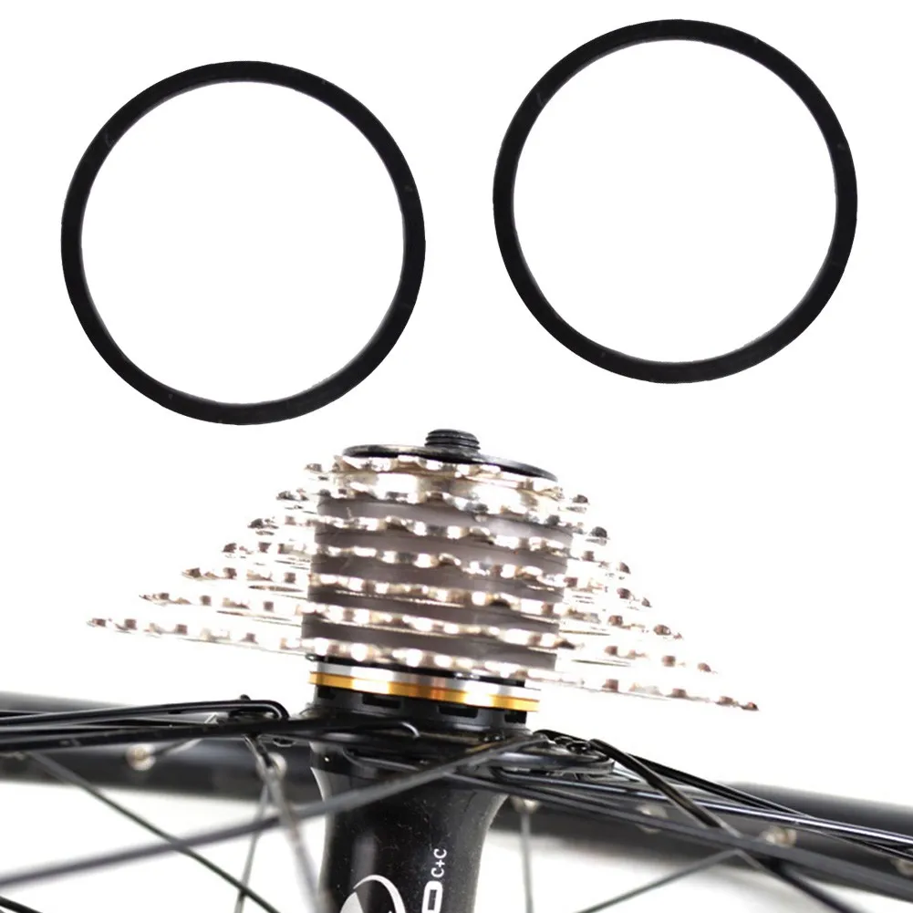 Cycling Spacer Fit-Shimano Fittings 2pcs Accessories Bicycle Bike Black Bottom Bracket Parts Replacement Spacer