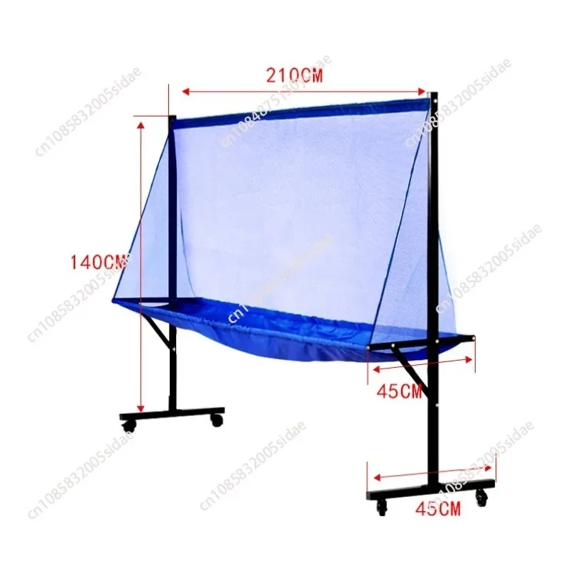Table Tennis Ball Net Ping Pong Recycle Catcher Portable Movable Large Collecting Net Equipment for Practice Training