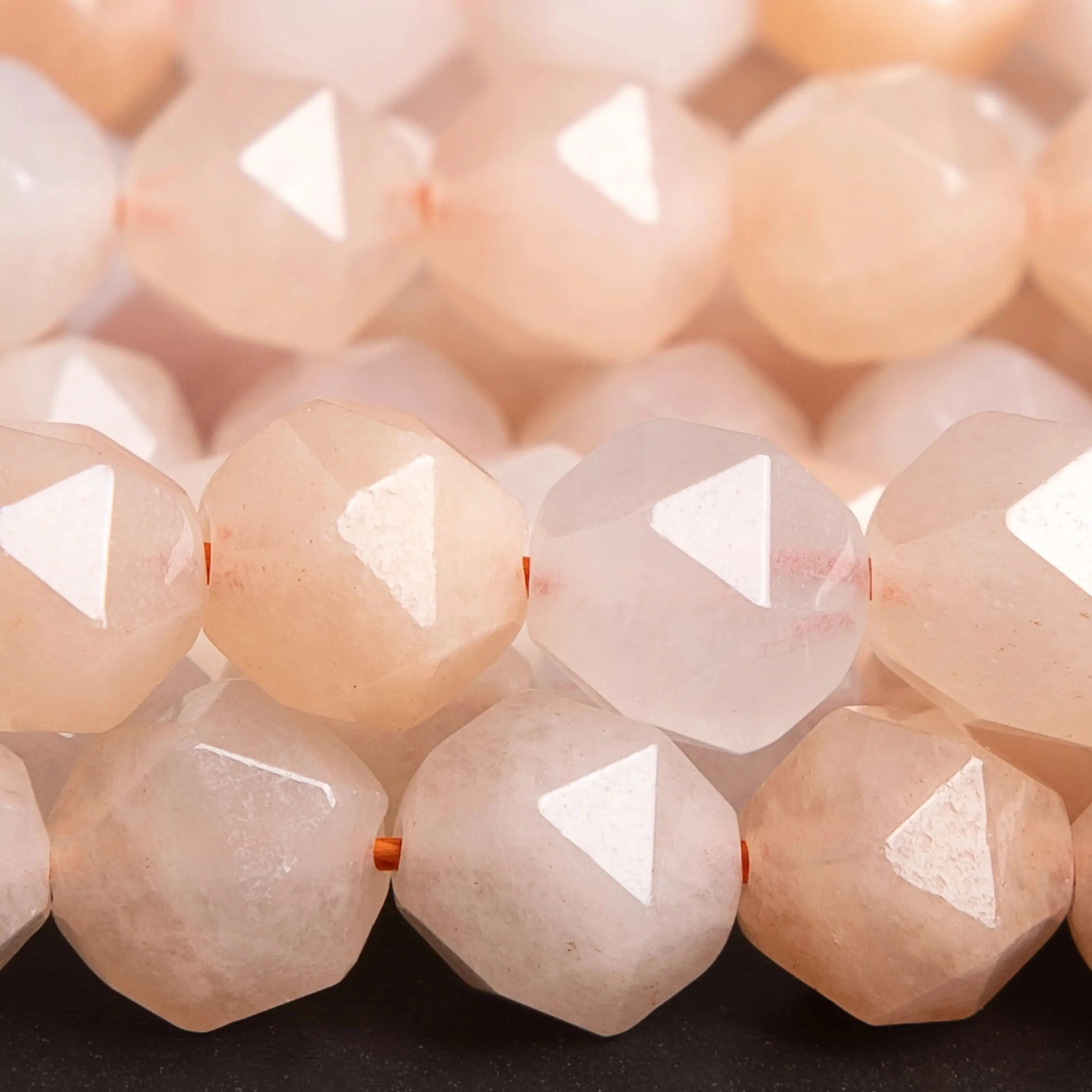 Perles d'Aventurine Rose Naturelle pour Femme, Pierres Précieuses, Coupe Étoile, Facettes, AAA, Plein Fil, 15 Pouces, pour Bijoux, Bracelet, DIY