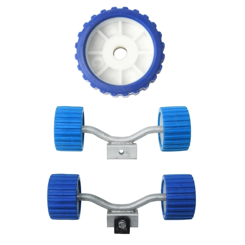 

Adjustable Boat Trailer Wheel Set With Reinforced ABS Frame And Anti Scratch Rubber Surfaces Trailer Hardware