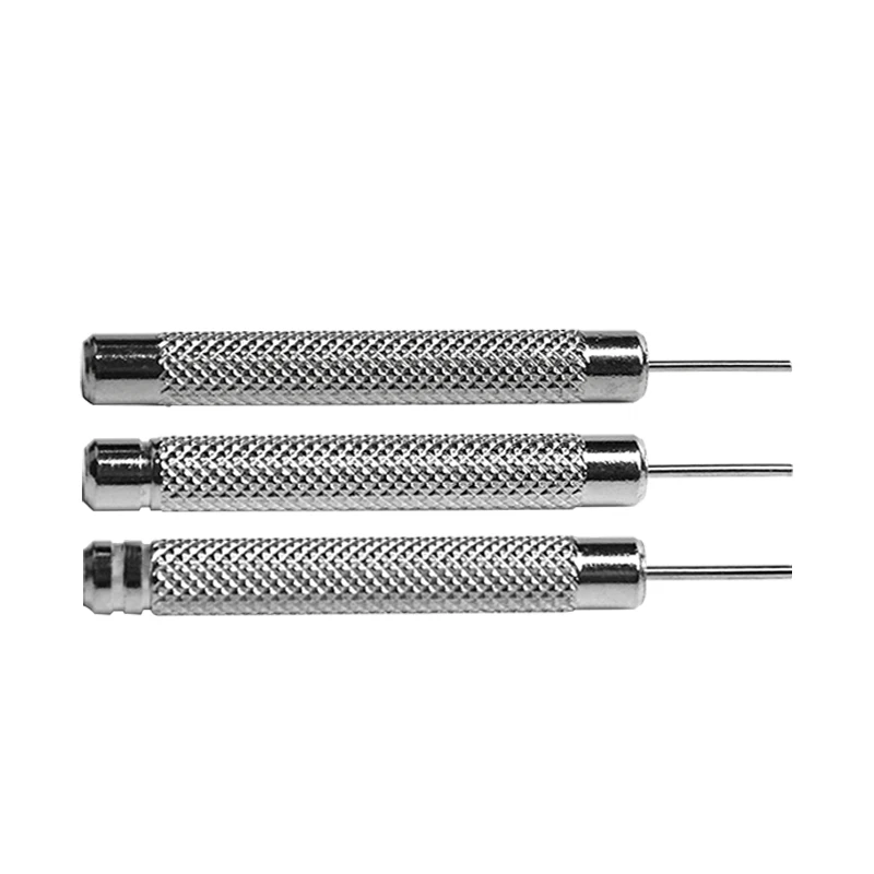 New Stainless Steel Watch Band Strap Pin Remover Punch Spring Bar Assorted Size 0.7mm 0.8mm 0.9mm Tool Set