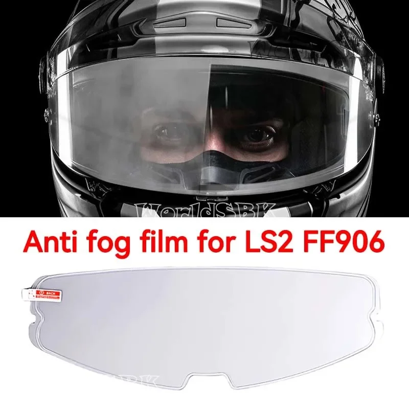 FF906 Anti-Beschlagfolie für LS2 FF906 Advant Klapphelme, Helmschirm-Einsätze, klare Anti-Beschlagfolie – Detail 4