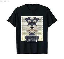 MINIATURE SCHNAUZER The DogFather Dog Lover T-Shirt 100% Cotton Men Women Unisex Hip Hop T Shirts For Gift Size S-5XL