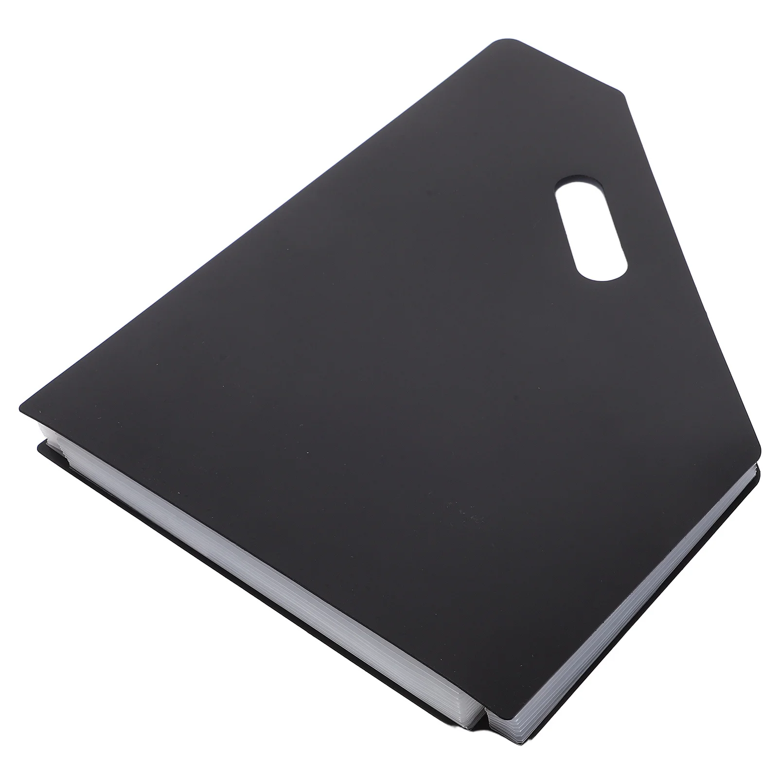 

Vertical Slant Mouth Accordion Folder Large Capacity Document Organizer Colorful Inner Pages Expandable Design