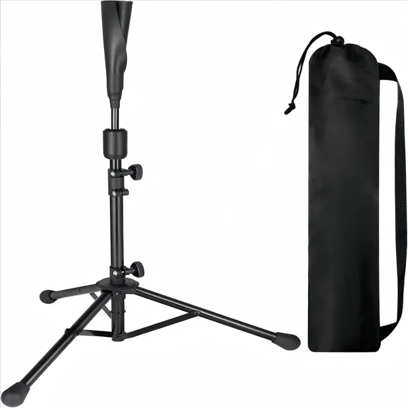 Baseball batting stand, softball batting base trainer, portable adjustable telescopic