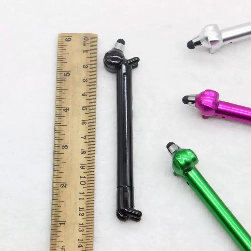 12.5cm Ballpoint Pens Dachshund Pens 1mm Black Ink Cartoon Dog Pens For School Office Capacitive Touch Pen For Tablets Phones