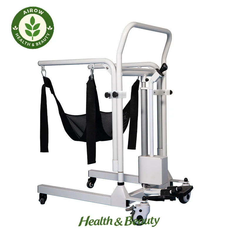 AIROW Assist for Elderly Portable Car With Universal Wheels Waterproof Shower Safety Electric Patient Lift Transfer Chair