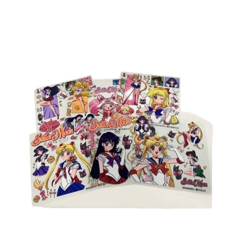 Sailor Moon Tsukino Usagi Stereo Relief Sticker DIY Hand Book Mobile Phone Case Refrigerator High Color Value Decorative Sticker view 5