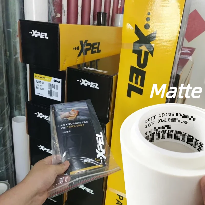 

XPEL Ultimate Plus Защитная пленка для краски Матовая прозрачность ТПУ PPF Самовосстанавливающаяся термостойкая Прочная защита от пожелтения