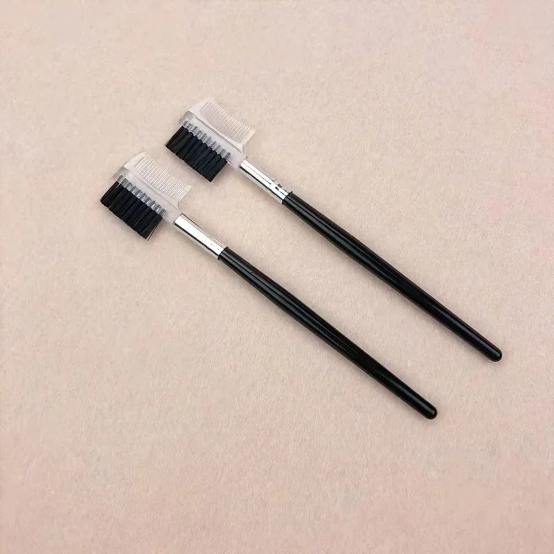 2pcs สองด้านหวีคิ้ว + แปรงคิ้ว Spoolers Eyelash EXTENSION แปรงมาสคาร่า Applicator Wand เครื่องสําอางค์แต่งหน้าเครื่องมือ