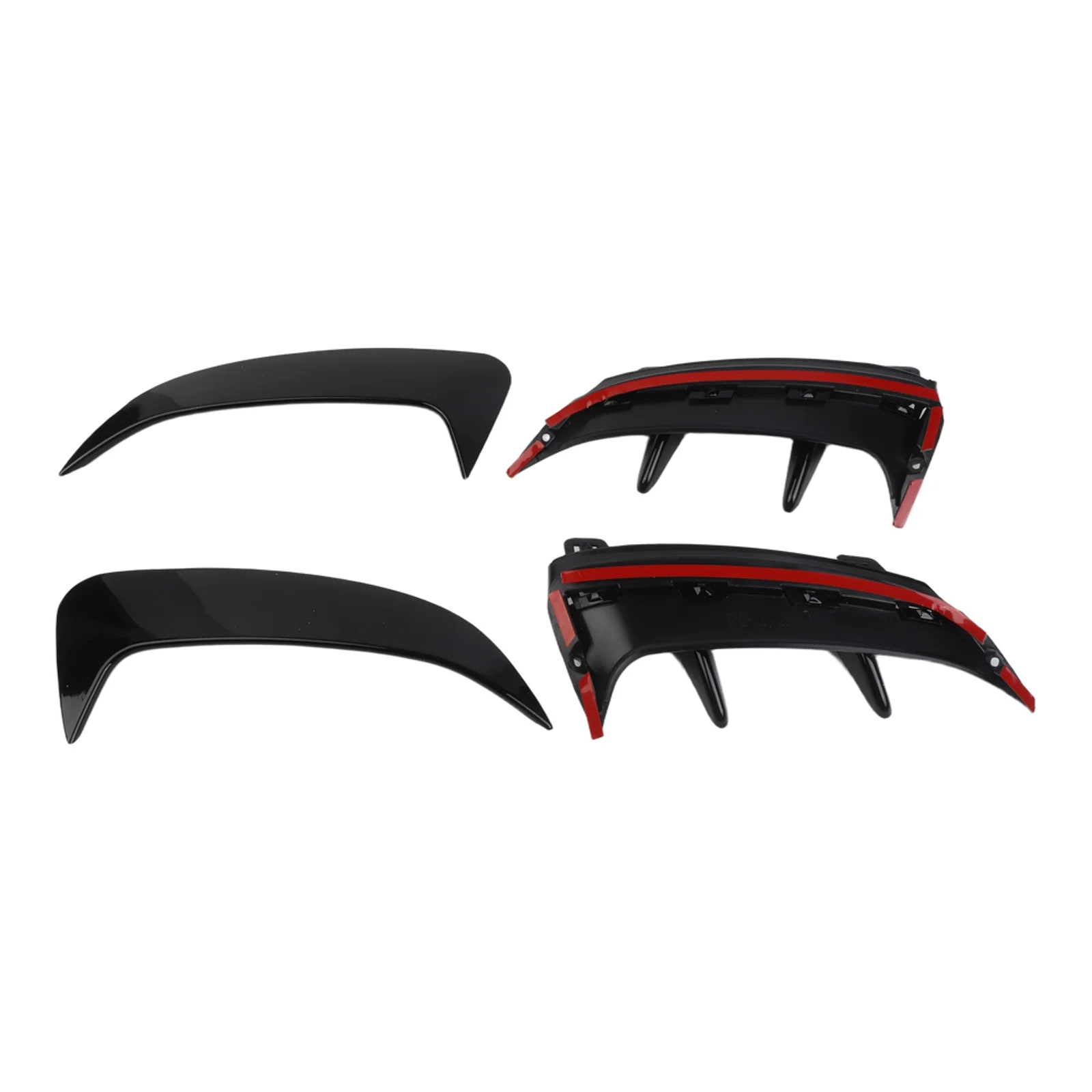 Car Rear Bumper Spoiler Splitter Trim High Quality For Mercedes For A-Class W177 for a200 for a220 Easy Installation Car