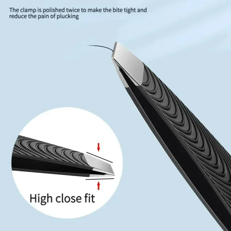 1PPezzo Professionale Sopracciglia Pinzette Trimmer Barba Ciglia Sopracciglia Depilazione Per Il Viso Strumento di Trucco Uomo O Donne