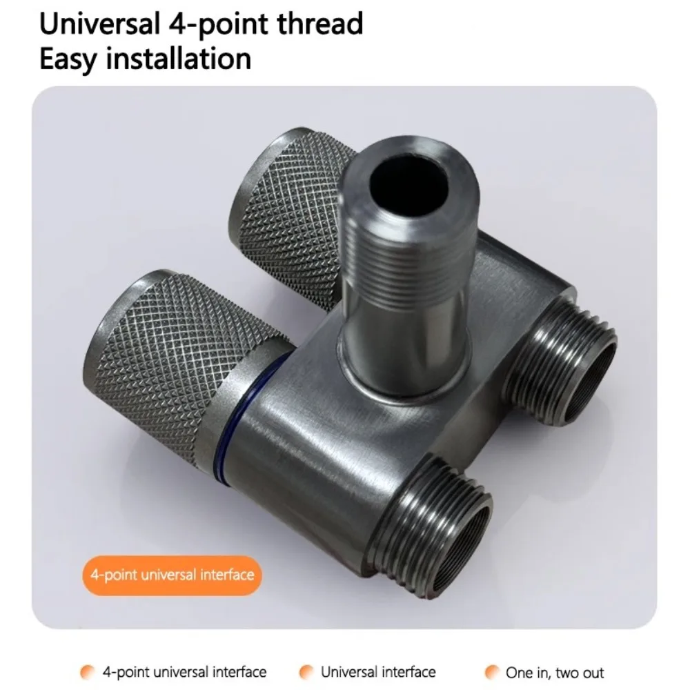 

Ручной опрыскиватель для биде из материала нержавеющей стали Ручной распылитель под давлением Распылитель для биде для чистки унитаза с двойным выходом