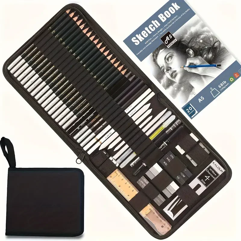 12/20/25/54/70 pcs Drawing Sketching Coloring Set Drawing Pencils & Sketching Kit Art Tool Kit Professional Art Supplies Set