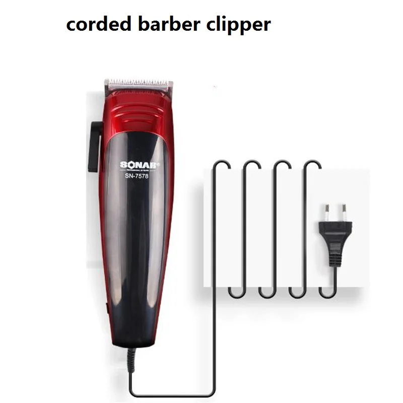 Tagliacapelli professionale per barbiere con filo elettrico tagliacapelli per uomo testa macchina per taglio di capelli barbiere parrucchiere tagliacapelli