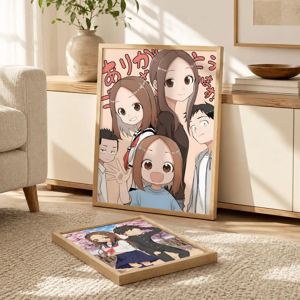 AnimeTeasing Master Takagi-san Poster Modern PP Paper Wall Decorative for Cafe Office Bar Home Wall Decor Gift