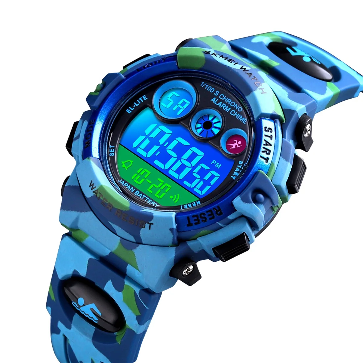 SKMEI Sports Kids Digital Watches Colorful Watch Young Energetic Dial Design Waterproof Children's Wristwatches relogio infantil