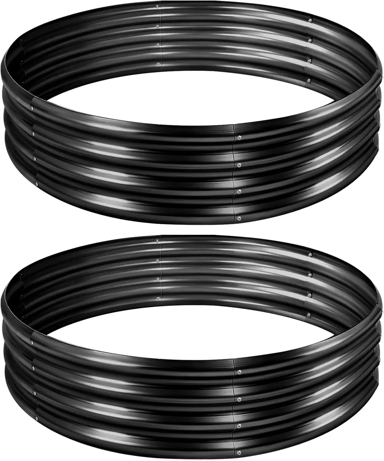 

Galvanized Raised Garden Bed 2 Pack for Plants, Vegetables