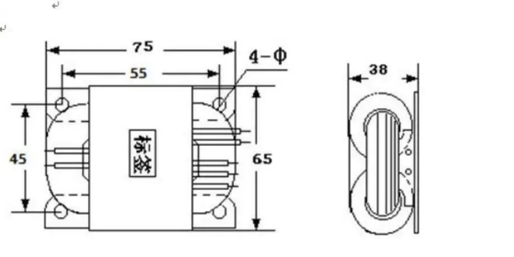 GZLOZONE 20VA Pure Copper R-core Transformer 6V / 9V /12V /15V/ 18V  L16-2-1