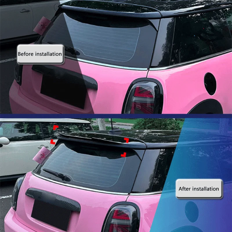 Rear Wing Top Wing Spoiler Modification Exterior Tuning Accessories Fit For BMW Mini Cooper F55 F56 2014-2020 Standard Edition