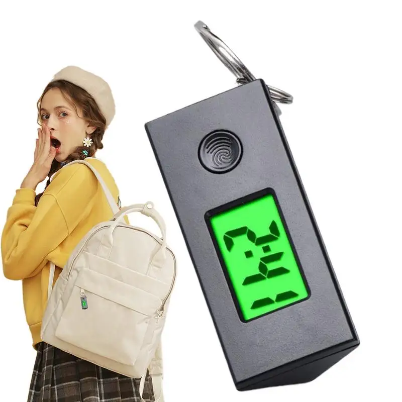 พวงกุญแจนาฬิกาพวงกุญแจนาฬิกาดิจิตอลแบบพกพาอเนกประสงค์น้ําหนักเบาอุปกรณ์กีฬาสําหรับกิจกรรมกลางแจ้งทุกวัน