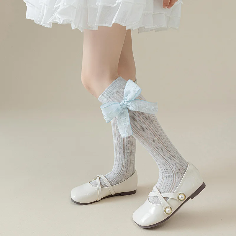 جوارب ربطة عنق شبكية قابلة للتنفس للأطفال ، رفيعة ، جيدة التهوية ، ممتصة للعرق ، ربطة عنق ، طالب ، ربيع ، صيف ، 4 أو #2